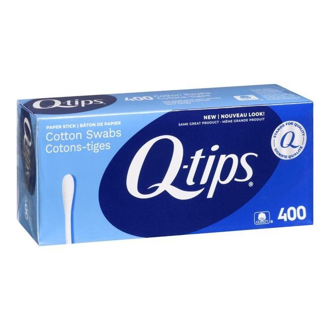 Q-tips Cotton Swab, 400 Count -- 12 Per Case
