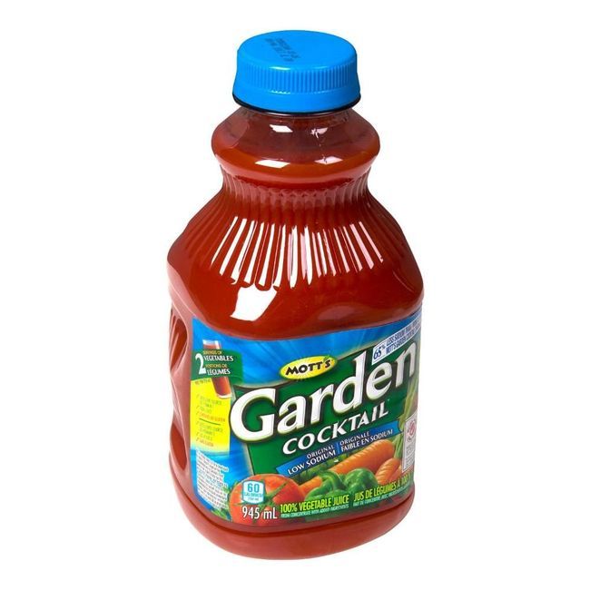 Garden Cocktail Low Sodium 100 Percent Vegetable Juice, 945 Ml -- 12 Per Case