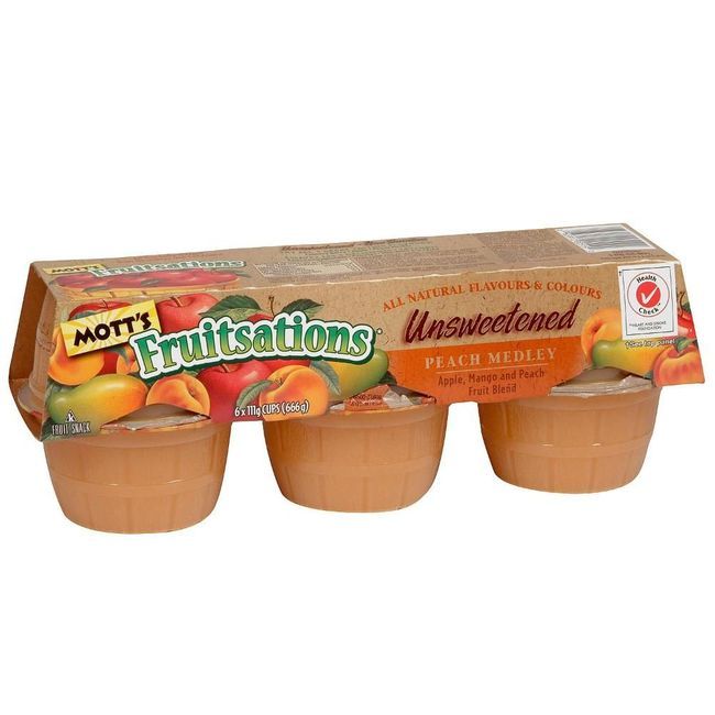 Fruitsations Sugar Free Peach Medley Fruit Snack, 111 G -- 72 Per Case