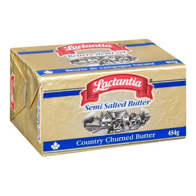 Lactantia Semi Salted Butter, 454 G -- 20 Per Case