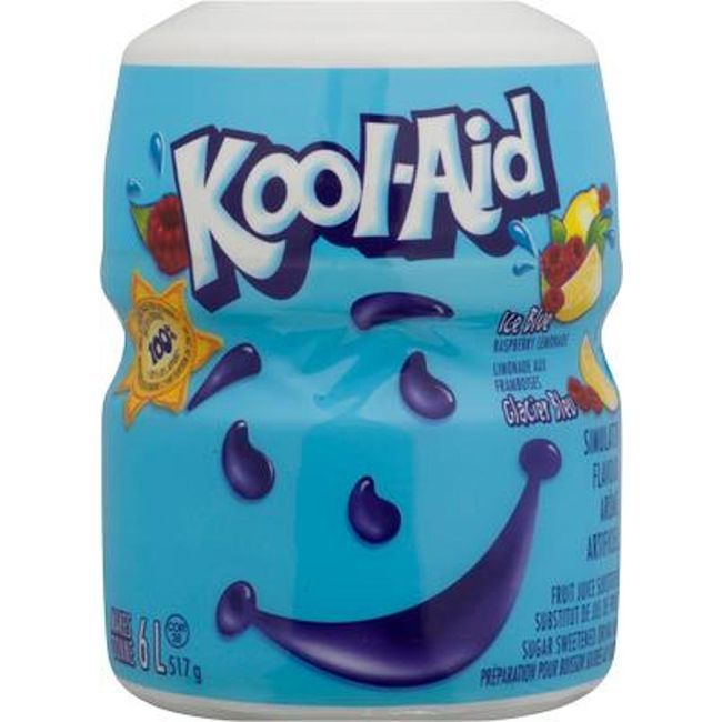 Kool-aid Préparation Pour Boisson Limonade À La Framboise Bleu Glacier, 517 G -- 12 Par Boîte
