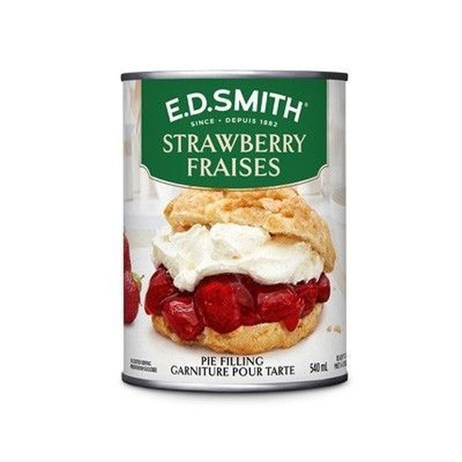 E.d. Smith Strawberry Pie Filling - Ready To Cook, 540 Ml -- 12 Per Case