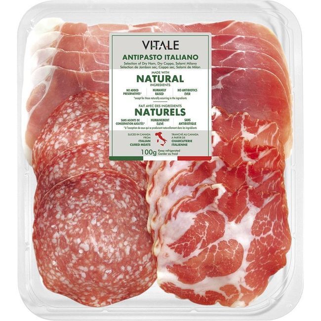 Vitale Italiano Antipasto, 100 G -- 8 Per Case