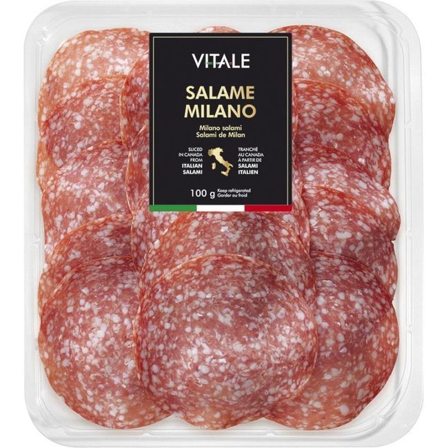 Vitale Salame Milano, 100 G -- 8 Per Case