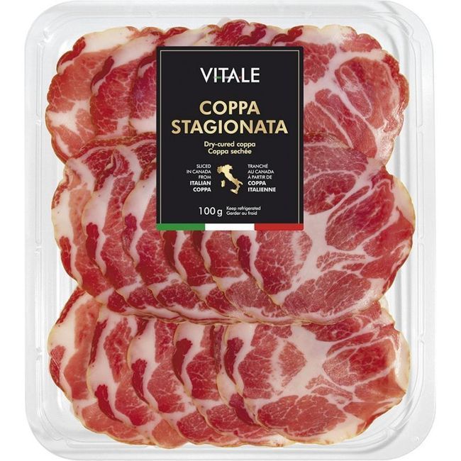 Vitale Coppa Stagionata, 100 G -- 8 Per Case