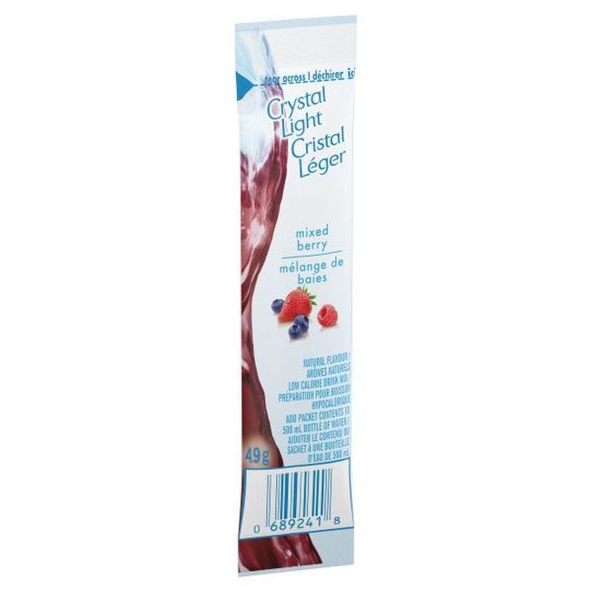 Cristal Leger Mixed Berry Drink Mix, 49 G -- 12 Per Case