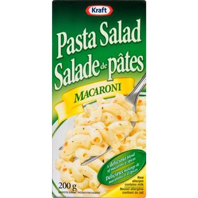 Kraft Salade De Pâtes Macaronis, 200 G -- 12 Par Caisse