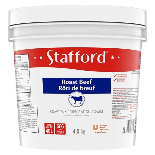 Stafford Roast Beef Gravy Mix, 4.5 Kg