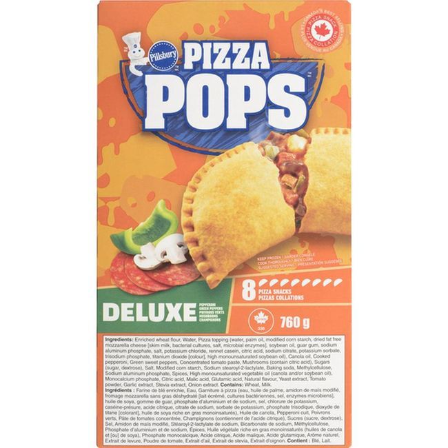 Pillsbury Pizza Pops Deluxe, 760 G -- 9 Par Boîte