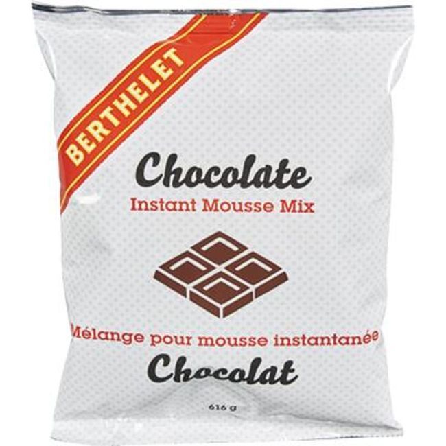 Berthelet Chocolate Instant Mousse Mix, 616 G -- 4 Per Case