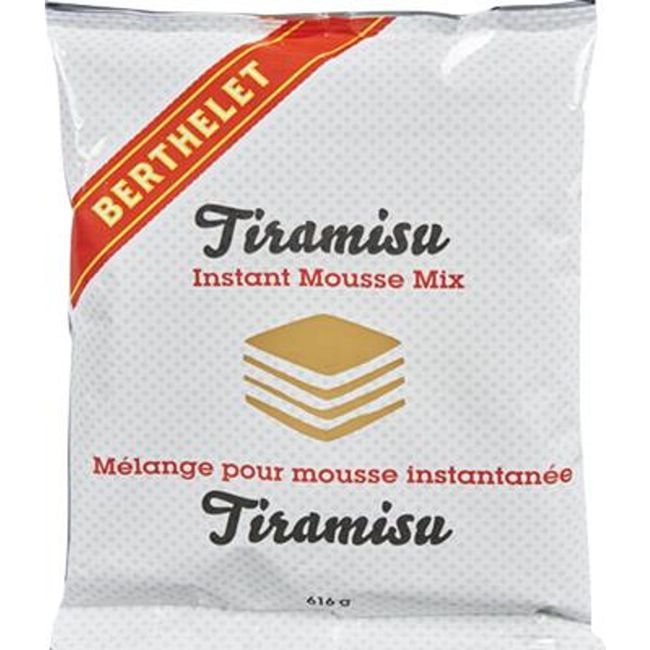 Berthelet Tiramisu Instant Mousse Mix, 616 G -- 4 Per Case