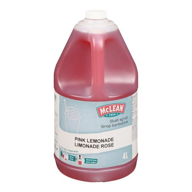 Mclean Lemonade Pink Syrup, 4 L -- 2 Per Case