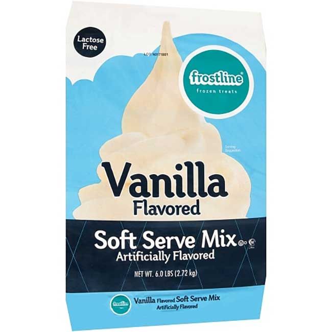 Frostline Vanilla Flavored Soft Serve Mix, 6 Lb -- 6 Per Case