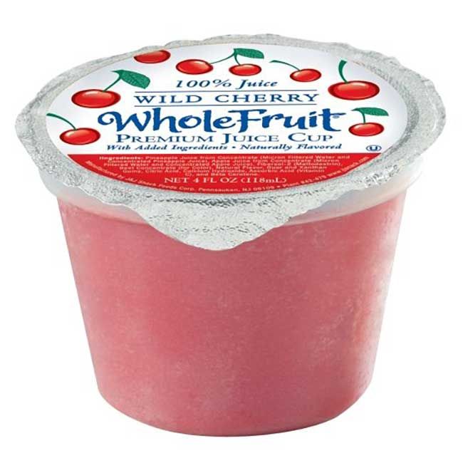 Whole Fruit Jus De Cerise Sauvage De Qualité Supérieure À 100 % En Tasse, 4,4 Oz -- 96 Par Caisse