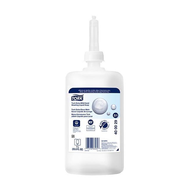 Tork White Extra Mild Hand Washing Liquid Soap, 1 L -- 6 Per Case