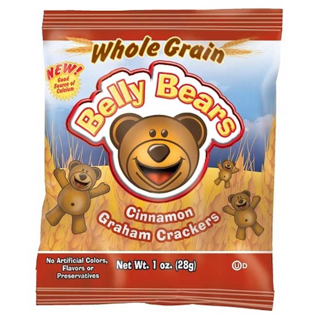 Readi-bake Biscuits Graham À La Cannelle Et Aux Grains Entiers Belly Bears À 51 %, 1 Oz -- 200 Par Boîte