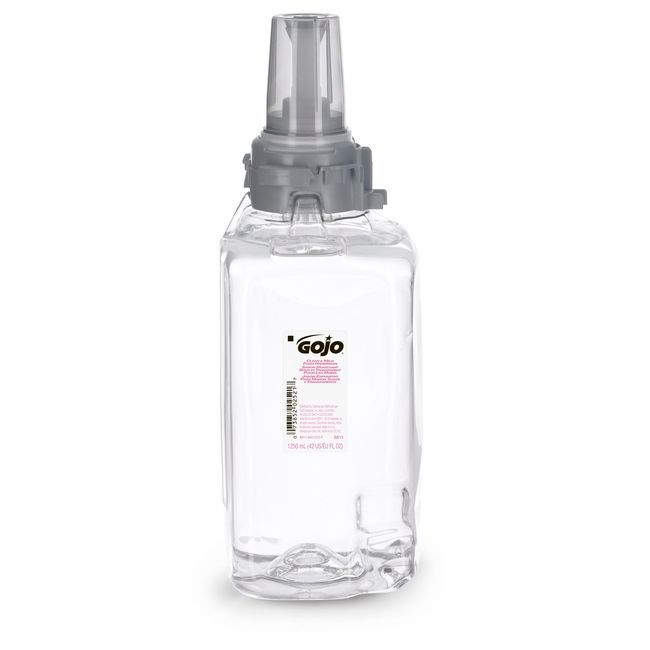 Gojo Clear And Mild Foam Hand Wash Refill For Adx-12 Dispenser, 1250 Ml -- 3 Per Case