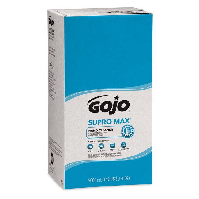Gojo Supro Max Hand Cleaner Refill For Pro Tdx Dispenser, 5000 Ml -- 2 Per Case