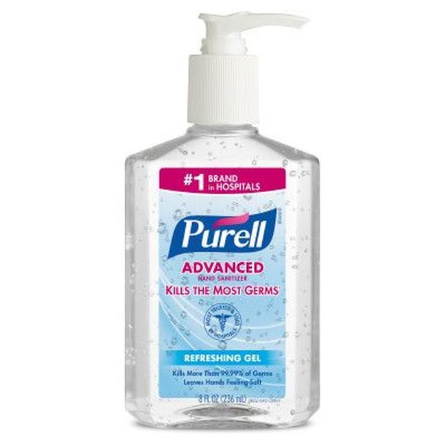 Purell Advanced Hand Rub, 236 Ml Pump Bottle -- 12 Per Case