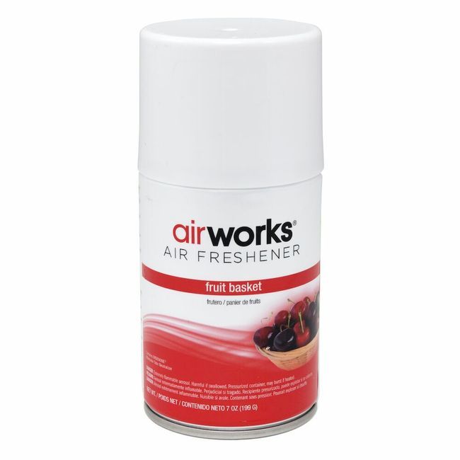 Airworks Fruit Basket Metered Aerosol Air Freshener, 7 Oz -- 12 Per Case