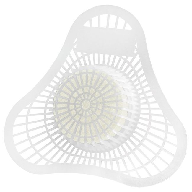 Smart Block White Citrus Urinal Screen With Non-para Block -- 12 Per Case