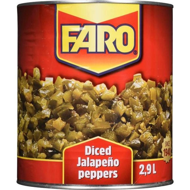 Faro Dolce Diced Jalapeno Peppers, 2.83 Kg -- 6 Per Case
