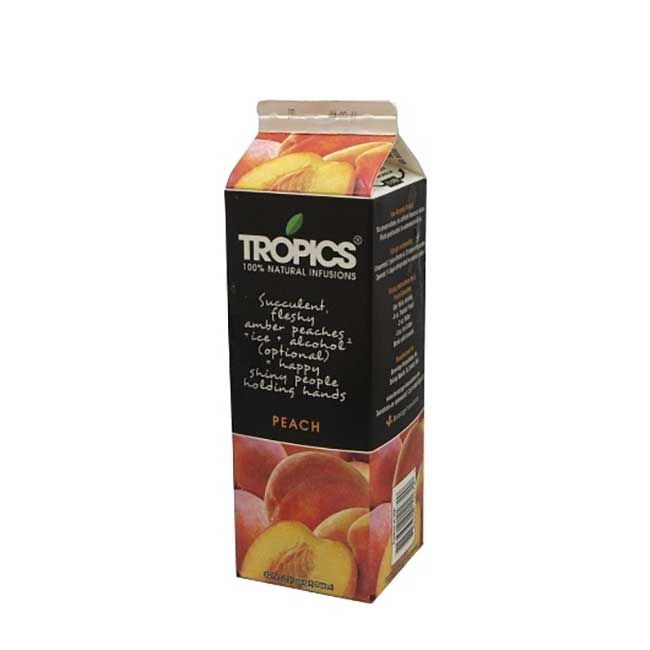 Tropics Mélange Pour Boisson À La Pêche, 32 Oz -- 12 Par Boîte