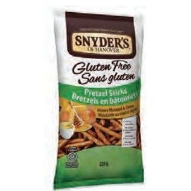 Snyder's Of Hanover Gluten-free Honey Mustard Pretzels, 220 G -- 12 Per Case