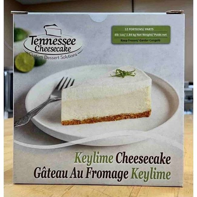 Tennessee Cheesecake Gâteau Au Fromage Et Au Citron Vert -- 4 Par Caisse