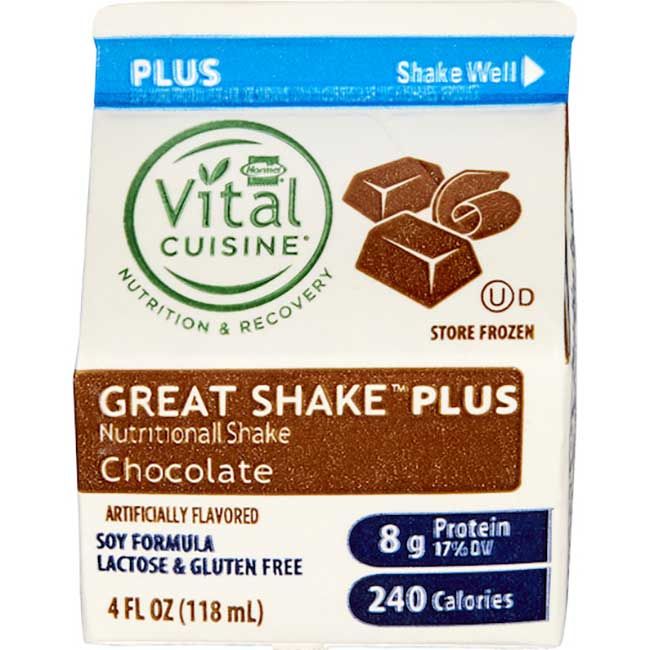 Great Shake Milkshake Nutritionnel Au Chocolat Plus, 113 Ml (4 Oz Liq.) -- 50 Par Boîte