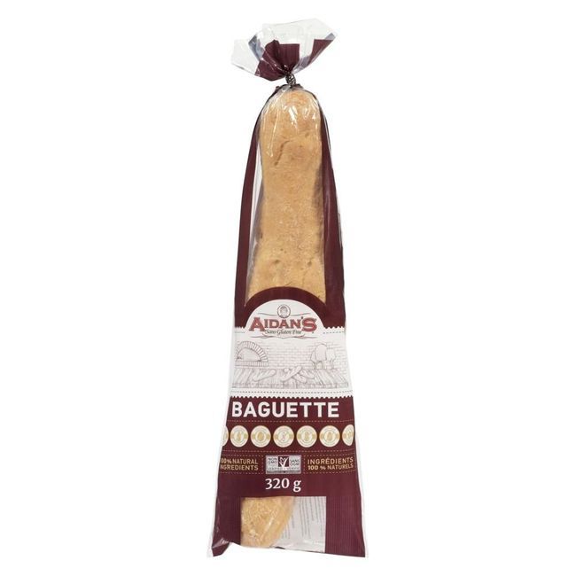 Aidan's Gluten Free Baguette, 320 G -- 6 Per Case