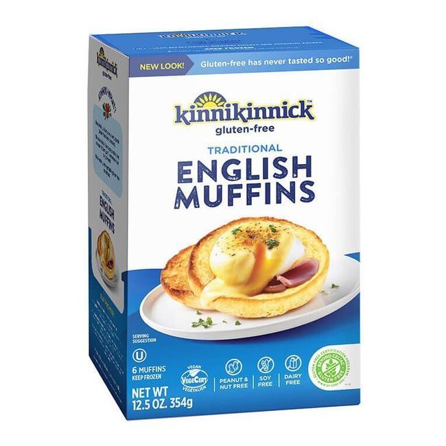 Kinnikinnick Muffin Anglais Traditionnel, 354 G -- 6 Par Boîte
