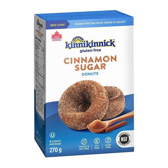 Kinnikinnick Beignets Au Sucre Et À La Cannelle, 270 G -- 8 Par Boîte