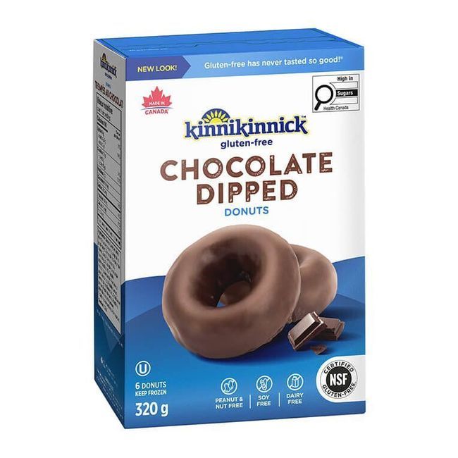 Kinnikinnick Beignets Enrobés De Chocolat, 320 G -- 8 Par Boîte