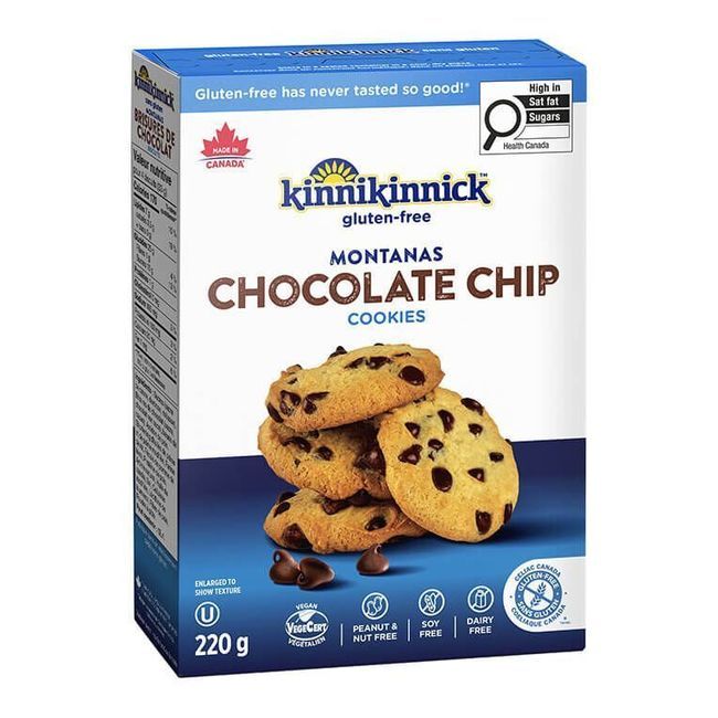 Kinnikinnick Biscuits Aux Pépites De Chocolat Montanas, 220 G -- 6 Par Boîte