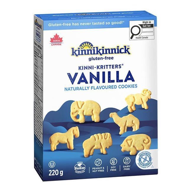 Kinnikinnick Biscuits Animaux À La Vanille Kinnikritters, 220 G -- 6 Par Boîte