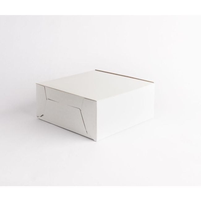 Graphic Packaging Boîte À Gâteaux En Carton, 8 X 8 X 3,5 Po -- 200 Par Caisse