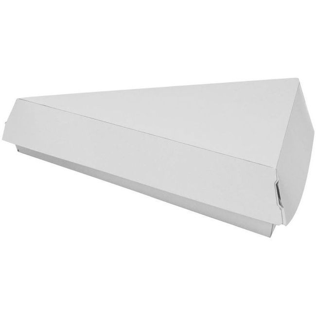 Eco Bistro 9 In White Plain Pizza Container, 250 Count