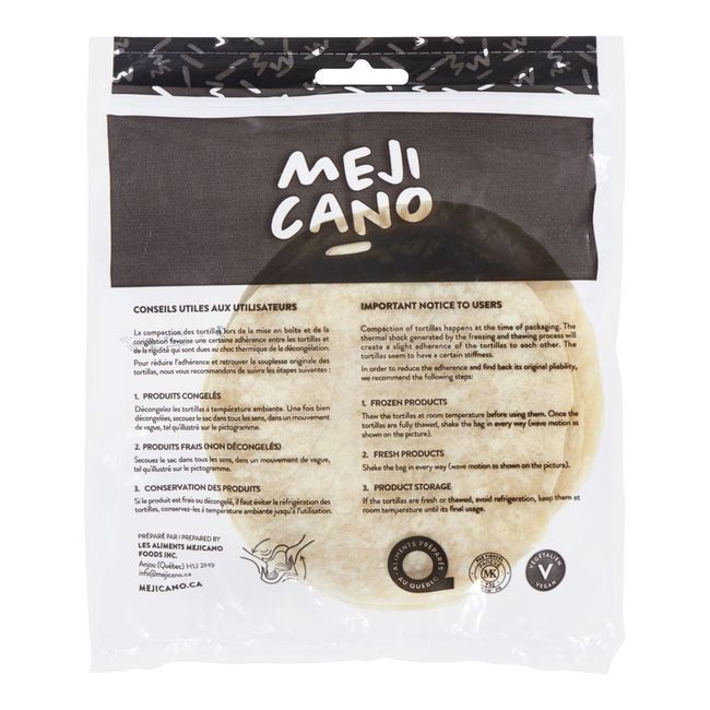 Mejicano 4.5 Inch Regular Tortilla, 12 Count -- 24 Per Case