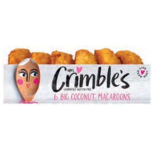 Mrs Crimbles Macarons À La Noix De Coco Sans Gluten, 190 G -- 12 Par Boîte