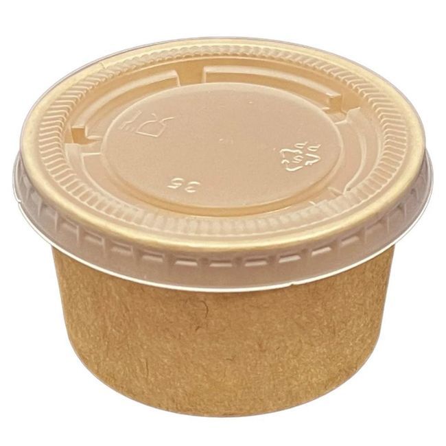 Hy Pax Couvercle En Polypropylène Pour Bol Kraft De 2 Oz, 125 Unités -- 20 Par Boîte