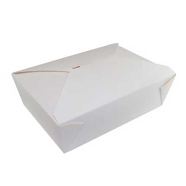 Pack N Eat White Paper Number 3 Take Out Box, 8.5 X 6.25 X 2.5 In -- 200 Per Case