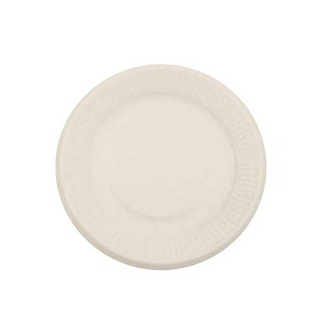 Galligreen Sugarcane Fluted Rim Plate, 6 In -- 500 Per Case