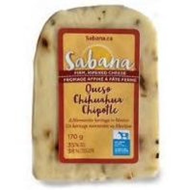 Sabana Queso Chihuahua Chipotle Firm Ripened Cheese, 170 G -- 12 Per Case