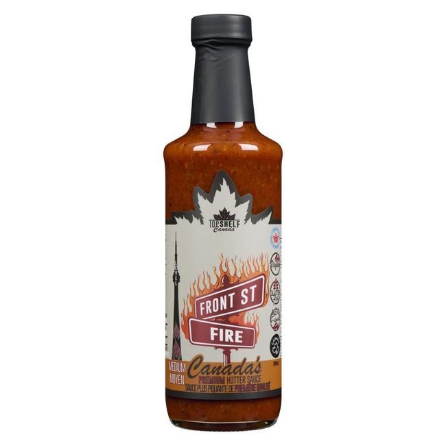 Front Street Fire Sauce Piquante Moyenne De Qualité Supérieure Du Canada, 296 Ml -- 12 Par Boîte