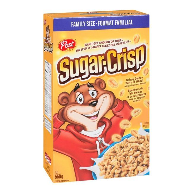 Post Céréales Sugar Crisp, 550 G -- 8 Par Boîte