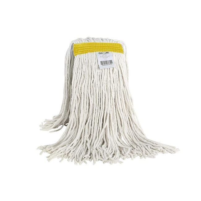 Globe Cot-pro White Cotton Narrow Band Wet Cut End Mop, 24 Oz Capacity -- 12 Per Case