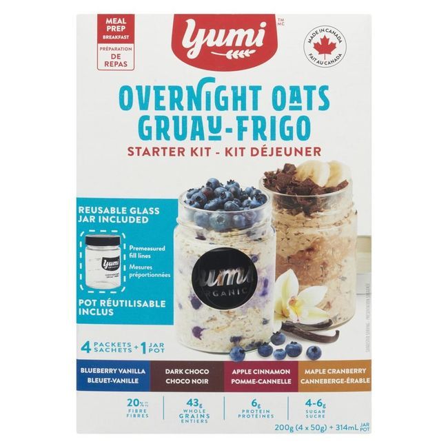 Yumi Kit De Démarrage Pour Flocons D'avoine De Nuit, 425 G -- 6 Par Boîte