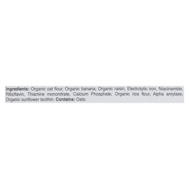 Baby Gourmet Organic Banana Raisin Oatmeal Cereal, 227 G -- 6 Per Case