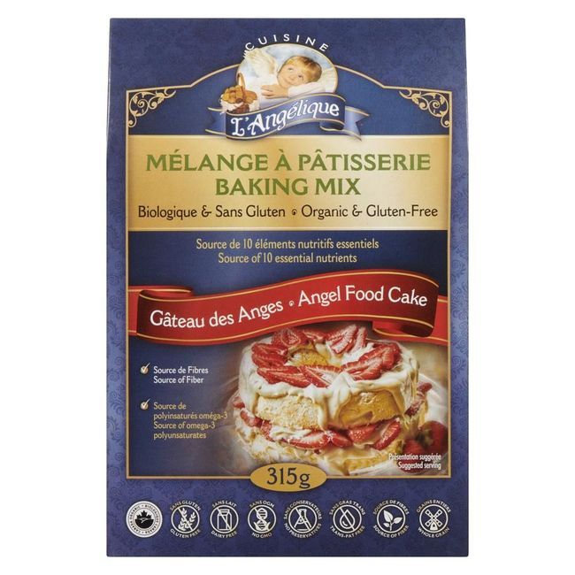 Cuisine L'angélique Angel Food Cake Mix, 315 G -- 6 Per Case